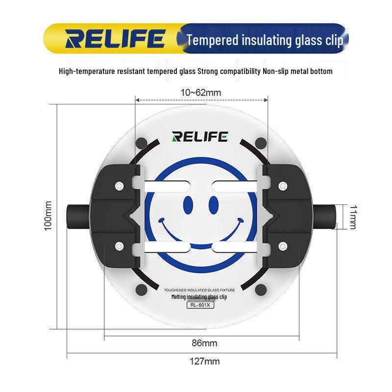 High-Temperature Resistant Multifunctional Tempered Glass Clip RL-601X for CPU Chip and Motherboard. Standard
High-Temperature Resistant Multifunctional Tempered Glass Clip RL-601X for CPU Chip and Motherboard. Standard