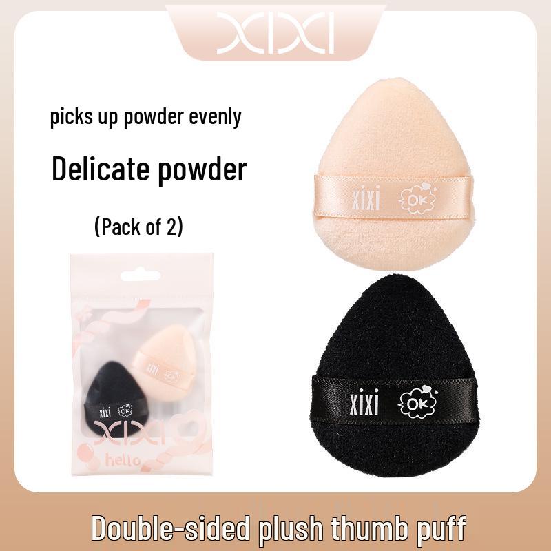 XIXI Velvet Dual-Sided Makeup Puff - Soft Triangle Setting Tool for Beginners
XIXI Velvet Dual-Sided Makeup Puff - Soft Triangle Setting Tool for Beginners