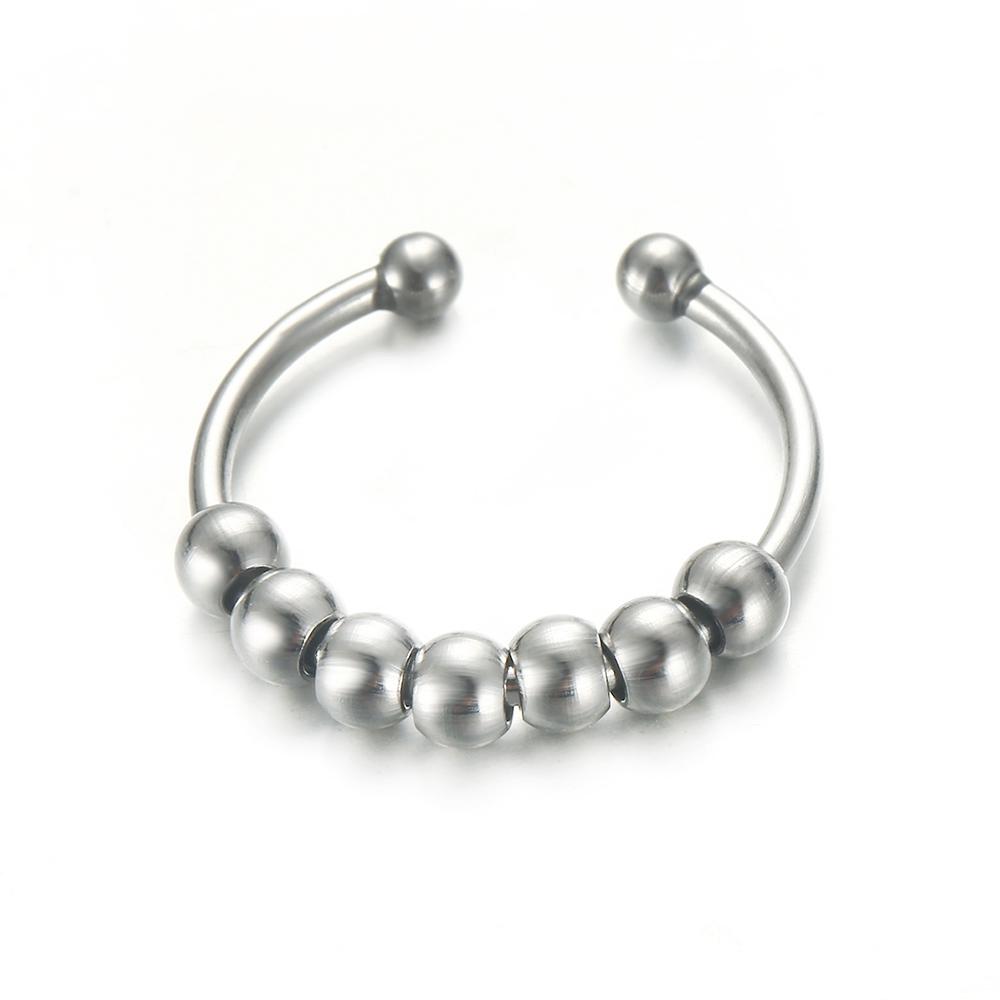 Cazador Adjustable Stress Relief Fidget Beads Rings for Women Men Stainless Steel Rotate Anxiety Rings Jewelry Gift 2025 Trend resizable
Cazador Adjustable Stress Relief Fidget Beads Rings for Women Men Stainless Steel Rotate Anxiety Rings Jewelry Gift 2025 Trend resizable