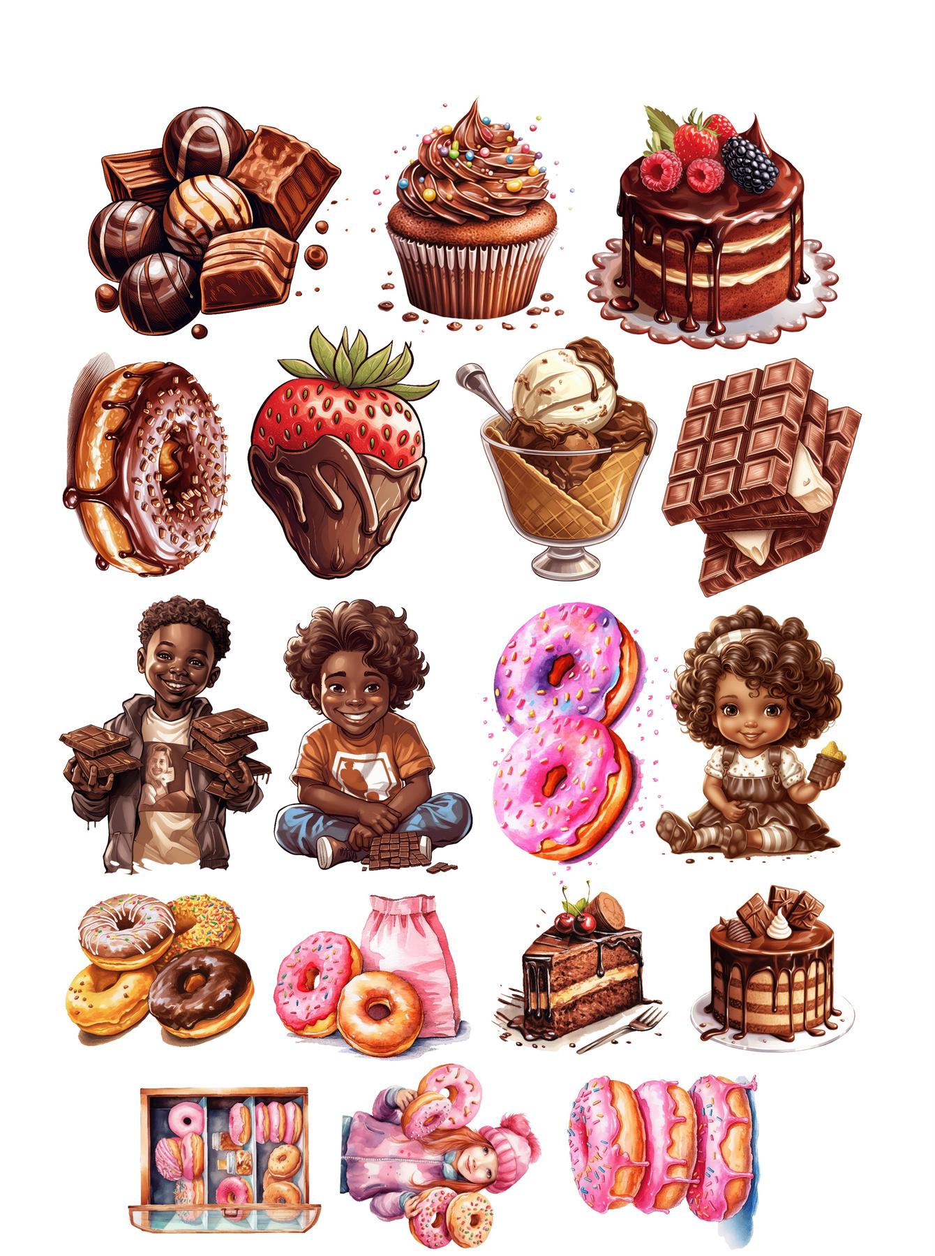 18Pcs/pack Chocolate Cake Cute Stickers For Stationery Scrapbooking Diy Diary Album Cute Stick Labe planner stickers journaling белый
18Pcs/pack Chocolate Cake Cute Stickers For Stationery Scrapbooking Diy Diary Album Cute Stick Labe planner stickers journaling белый