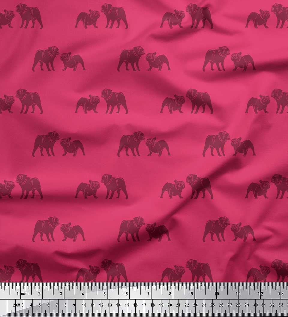 Тканина Soimoi Japan Crepe Satin Тканина Bull Dog Принти на метри шириною 42 дюйми 42 Inch Wide - Poly Crepe рожевий
Тканина Soimoi Japan Crepe Satin Тканина Bull Dog Принти на метри шириною 42 дюйми 42 Inch Wide - Poly Crepe рожевий