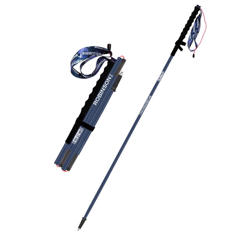 Robinson Ultralight Carbon Fiber Folding Trekking Pole - 4-Section Outdoor Hiking, Trail Running, and Climbing Stick. 100CM Single
Robinson Ultralight Carbon Fiber Folding Trekking Pole - 4-Section Outdoor Hiking, Trail Running, and Climbing Stick. 100CM Single