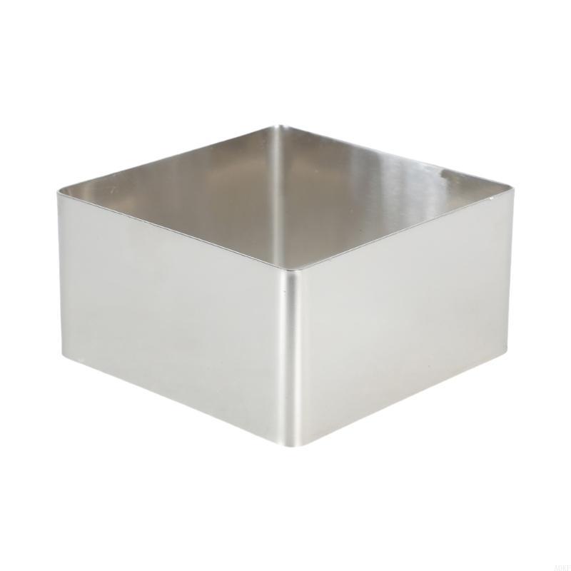 Stainless Steels Square Cake Rings Mousse Cake Baking Mold Dessert Rings Pastry Mould Cake Decorating Tool Easy to Clean A0KF
Stainless Steels Square Cake Rings Mousse Cake Baking Mold Dessert Rings Pastry Mould Cake Decorating Tool Easy to Clean A0KF