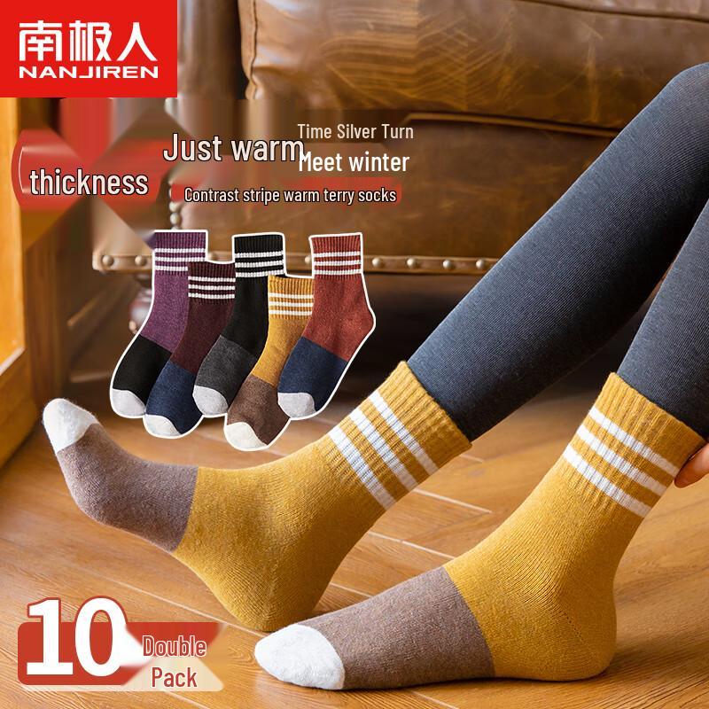 Women s Terry Striped Mid-Calf Socks Free Size
Women s Terry Striped Mid-Calf Socks Free Size