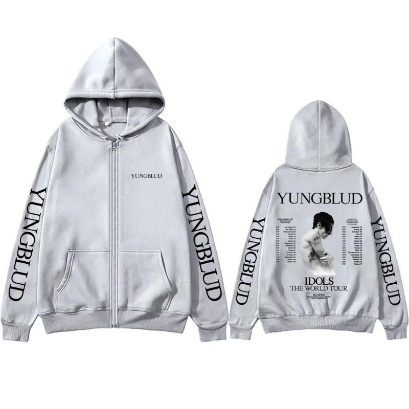 Yungblud IDOLS The World Tour Zipper Hoodie Fans Gift Men Women Hip Hop Zip Up Hoodies Male Oversized Casual Fleece Jacket XS серый
Yungblud IDOLS The World Tour Zipper Hoodie Fans Gift Men Women Hip Hop Zip Up Hoodies Male Oversized Casual Fleece Jacket XS серый