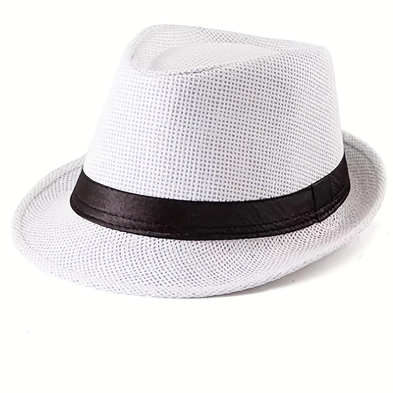 Элегантные соломенные шляпы Fedora Panama из бумажной соломы - Летняя защита от солнца - Кубинская шляпа Trilby - Не стирать - Тканые белый
Элегантные соломенные шляпы Fedora Panama из бумажной соломы - Летняя защита от солнца - Кубинская шляпа Trilby - Не стирать - Тканые белый