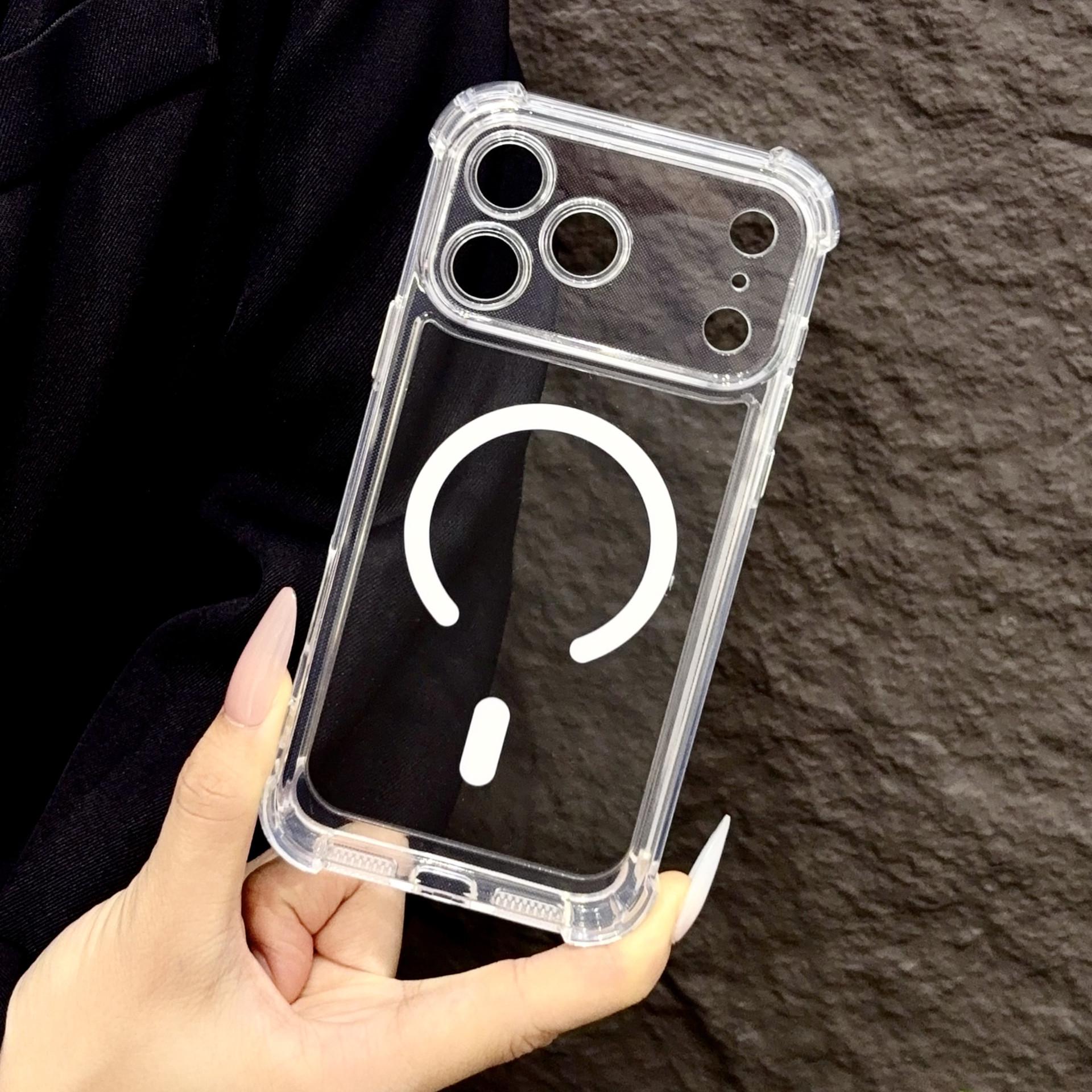 Magnetic Transparent Case for iPhone 17 with Full Coverage for 16 Pro Max, Electroplated Buttons for iPhone 14, Drop-Proof Design for iPhone 12 & 13. iPhone 16 Plus
Magnetic Transparent Case for iPhone 17 with Full Coverage for 16 Pro Max, Electroplated Buttons for iPhone 14, Drop-Proof Design for iPhone 12 & 13. iPhone 16 Plus