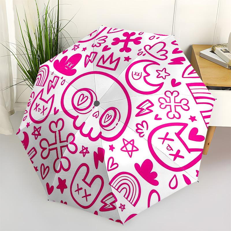 1pc Skull,Compact & Stylish,Cartoon Pattern,Outdoor UmbrellaPT281
1pc Skull,Compact & Stylish,Cartoon Pattern,Outdoor UmbrellaPT281