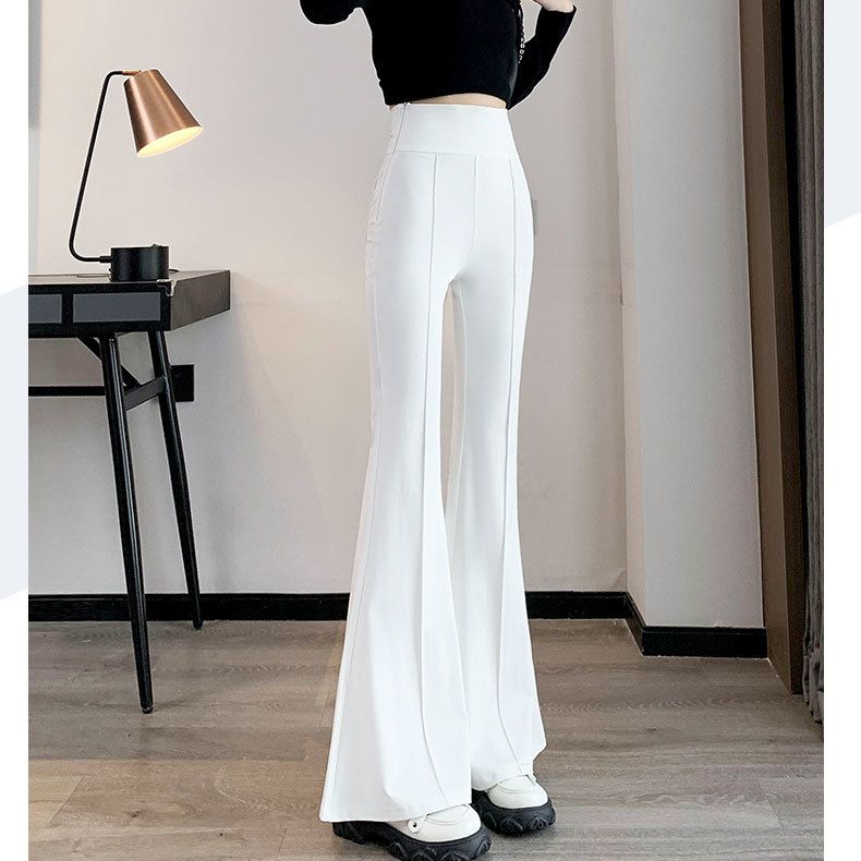 Трендовые брюки клеш с высокой посадкой 2025, микро-клеш, новая летняя мода, универсальные, облегающие, повседневные брюки S белый
Трендовые брюки клеш с высокой посадкой 2025, микро-клеш, новая летняя мода, универсальные, облегающие, повседневные брюки S белый