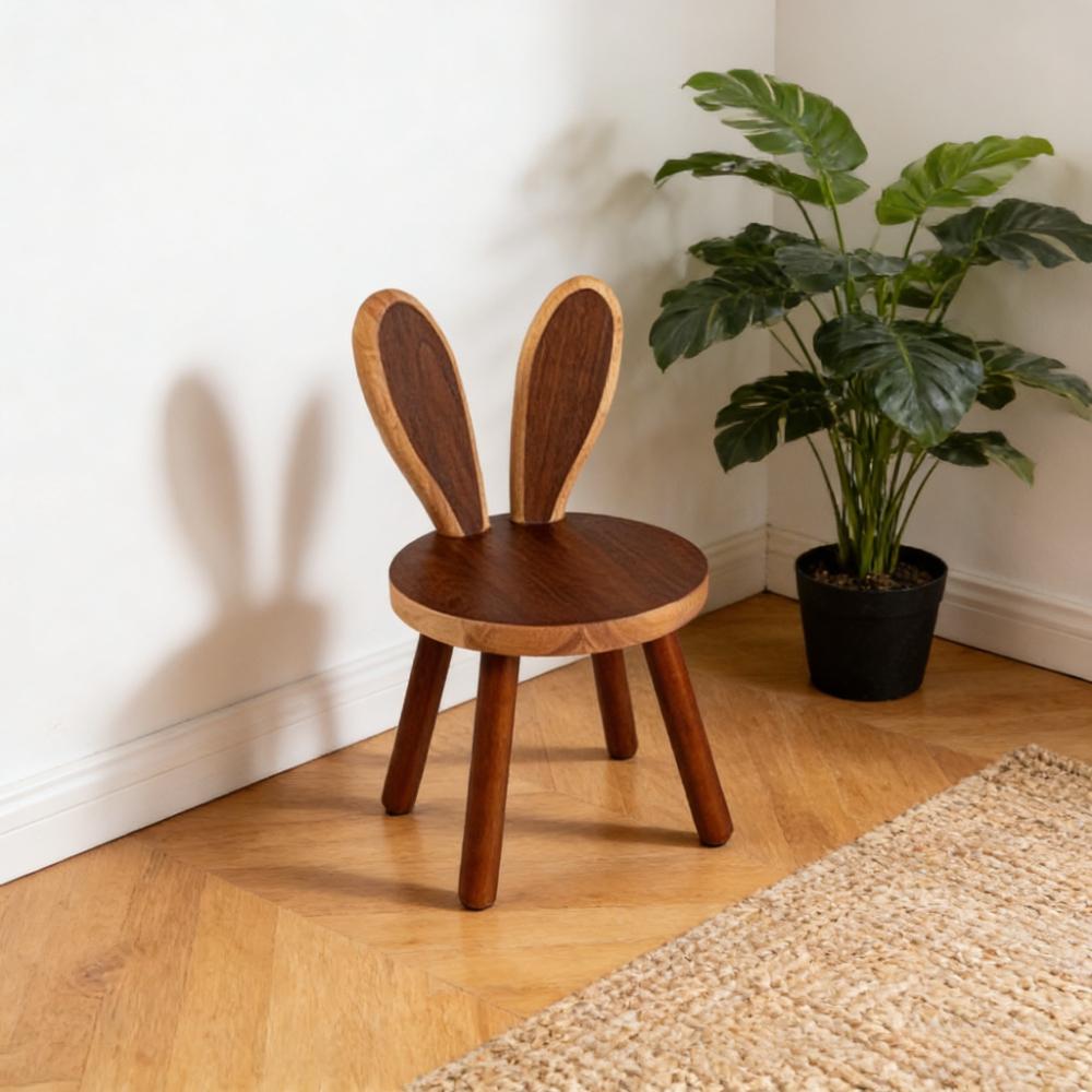 Cute Wooden Stool with Rabbit Ear Footrest Round Shoe Bench Simple Shoe Changing Stool for Living Room Office Outdoor Camping
Cute Wooden Stool with Rabbit Ear Footrest Round Shoe Bench Simple Shoe Changing Stool for Living Room Office Outdoor Camping