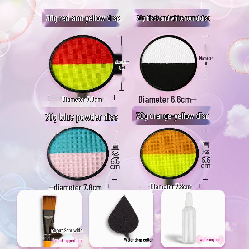 Радужный полосатый аквагрим - 5 цветов, 50 г; Детский водорастворимый двухцветный акварельный рефилл, 30 г
Радужный полосатый аквагрим - 5 цветов, 50 г; Детский водорастворимый двухцветный акварельный рефилл, 30 г