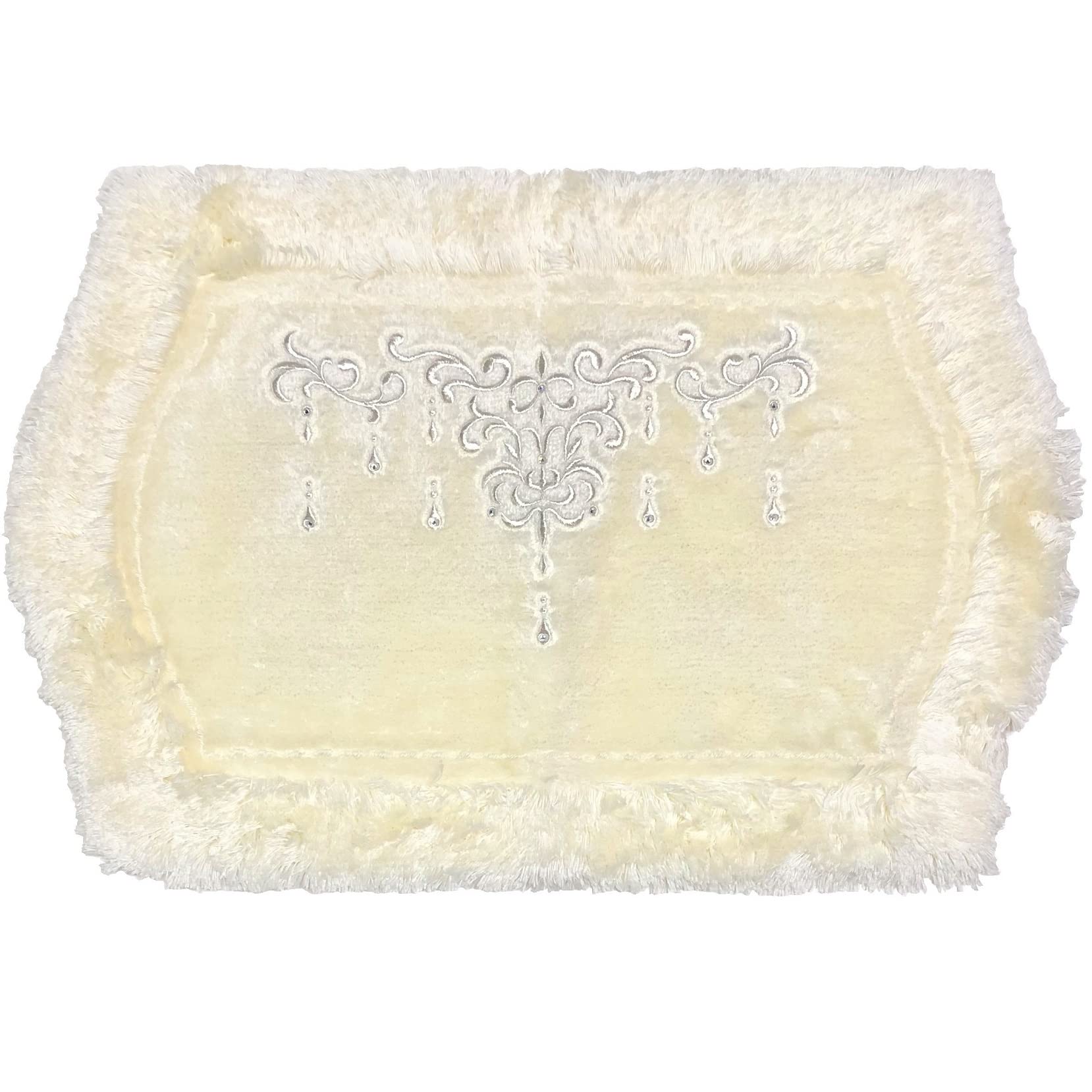 Senko NYNAS Shanti 2 Bath Mat Interior Mat 55 x 85 cm Platinum Rhinestone Elegant 36388 Approx.
Senko NYNAS Shanti 2 Bath Mat Interior Mat 55 x 85 cm Platinum Rhinestone Elegant 36388 Approx.