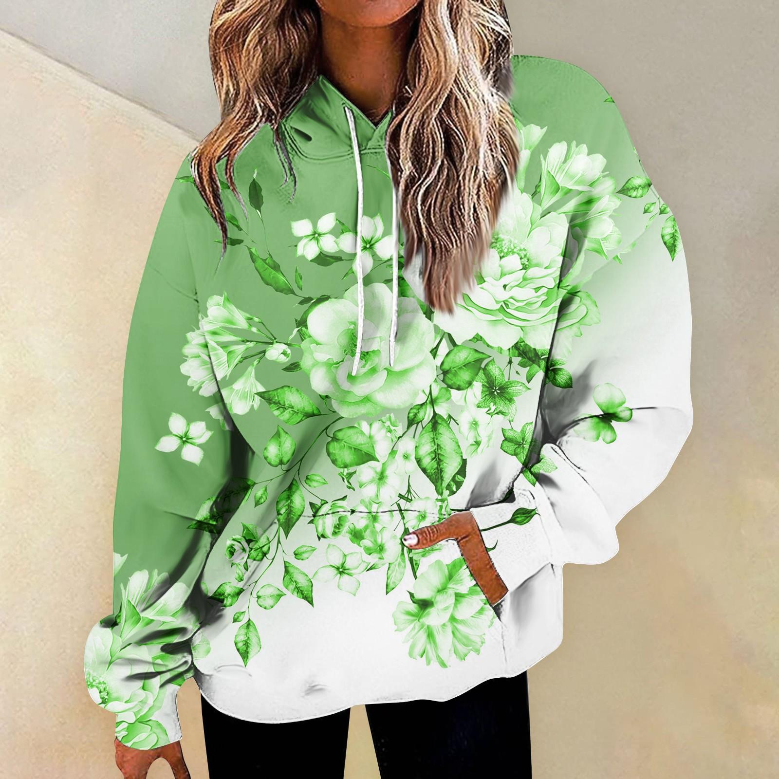 Женские топы Толстовка с принтом Круглый вырез С капюшоном Повседневная
Женские топы Толстовка с принтом Круглый вырез С капюшоном Повседневная