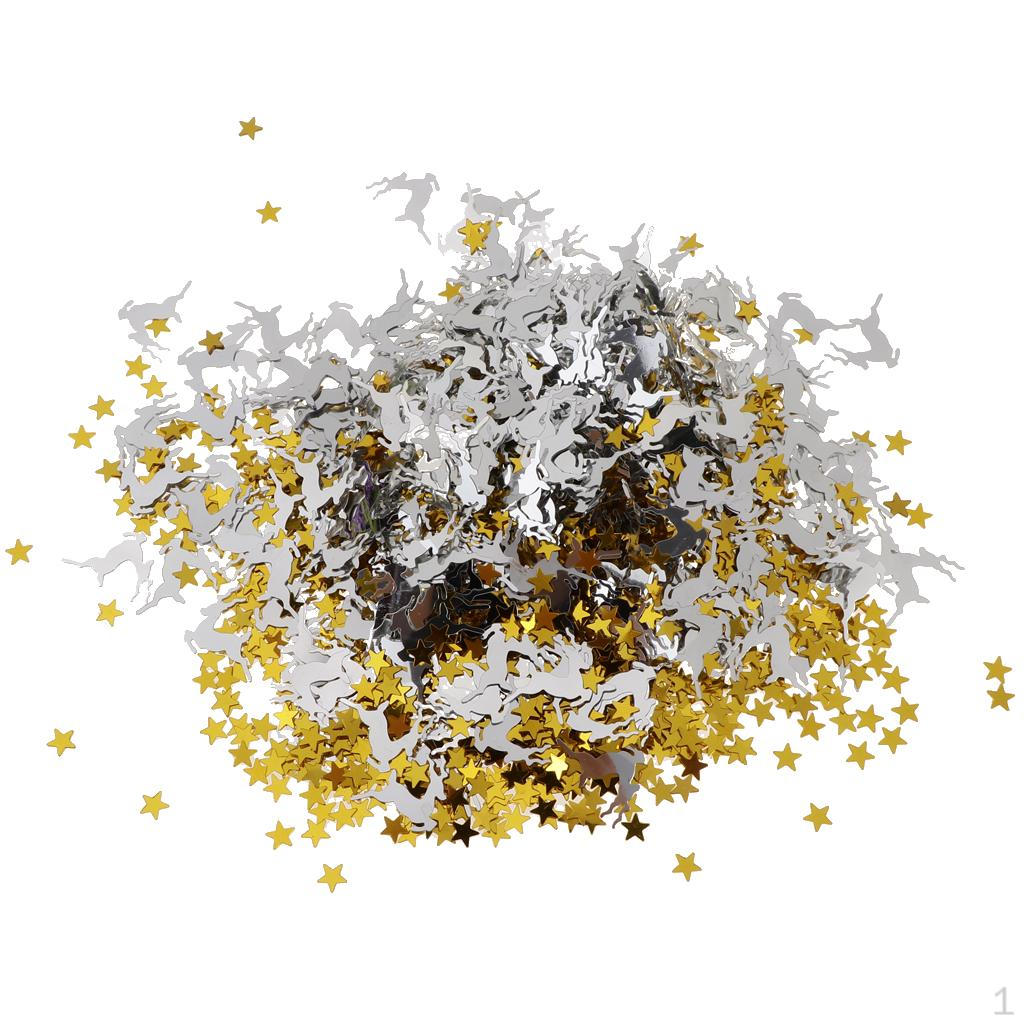 30 г/пакет, рождественский стол, бросающий конфетти, украшения для вечеринок со звездами и оленями
30 г/пакет, рождественский стол, бросающий конфетти, украшения для вечеринок со звездами и оленями