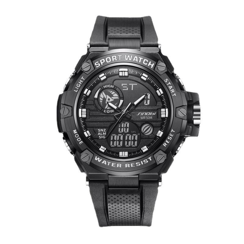 Men S Watch Trendy Man Cool Sports Multi-Function Watch Waterproof Luminous Watch Quartz Watch 9893 чорний
Men S Watch Trendy Man Cool Sports Multi-Function Watch Waterproof Luminous Watch Quartz Watch 9893 чорний