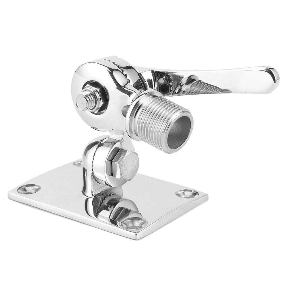 Stainless Steel VHF Antenna Ratchet Mount Dual Axle Adjustable Fixing Base for Marine Boat 1 14in Thread
Stainless Steel VHF Antenna Ratchet Mount Dual Axle Adjustable Fixing Base for Marine Boat 1 14in Thread