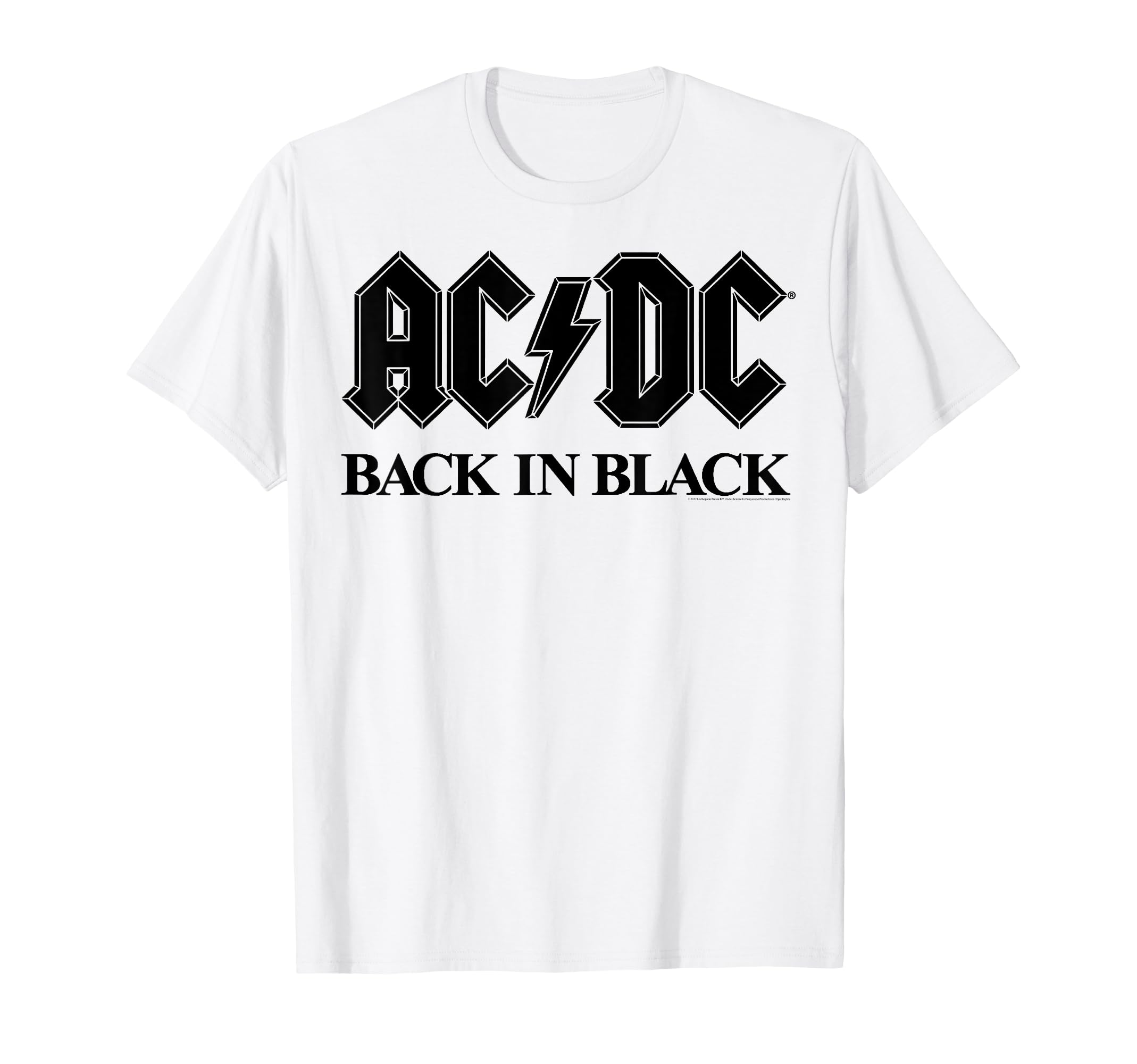 AC/DC - Bold Black T-Shirt
AC/DC - Bold Black T-Shirt