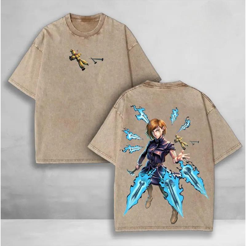 Kugisaki Nobara Jujutsu Kaisen Anime Clothing Men Women Casual T-shirts Short Sleeve Washed T Shirt Cotton Tshirt Harajuku Tops XXL коричневий
Kugisaki Nobara Jujutsu Kaisen Anime Clothing Men Women Casual T-shirts Short Sleeve Washed T Shirt Cotton Tshirt Harajuku Tops XXL коричневий
