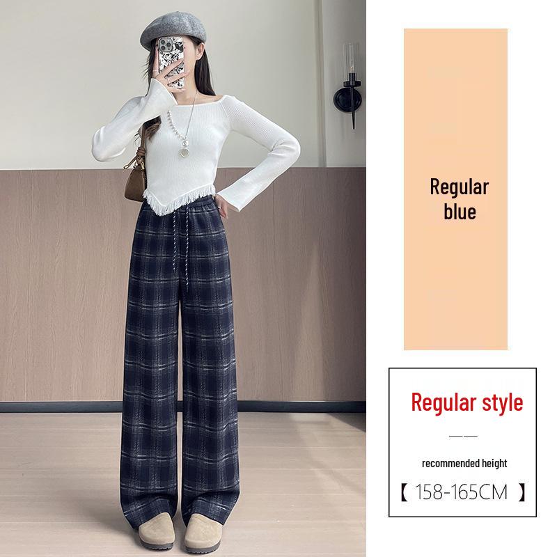 Women s Retro Plaid Woollen Trousers - New for 2026, Autumn/Winter Collection, Narrow Fit, Plus Size, Slimming Wide Leg Pants 2XL
Women s Retro Plaid Woollen Trousers - New for 2026, Autumn/Winter Collection, Narrow Fit, Plus Size, Slimming Wide Leg Pants 2XL
