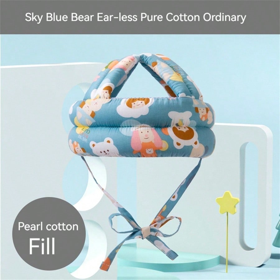 Baby Walking Protective Hat, Infant Headguard Helmet, Breathable No-Ear Head Protector one-size
Baby Walking Protective Hat, Infant Headguard Helmet, Breathable No-Ear Head Protector one-size