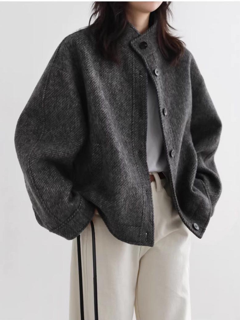CHICVEN Women s Retro Stand Collar Wool Short Jacket – Early Winter Arrival XL темно-сірий
CHICVEN Women s Retro Stand Collar Wool Short Jacket – Early Winter Arrival XL темно-сірий