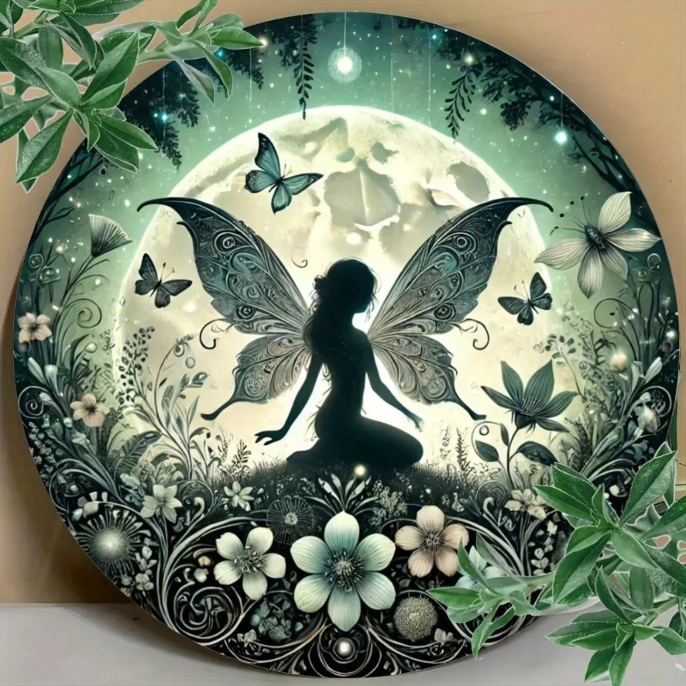 Vintage Spring Fairy Elf Iron Wall Art Decor Plaque різнокольоровий
Vintage Spring Fairy Elf Iron Wall Art Decor Plaque різнокольоровий