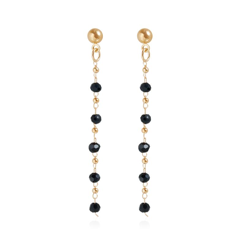 Vintage Black Crystal Beaded Double Layered Choker Neck for Women Fashion Long Tassel Earrings Bracelet Necklace Set Zircon
Vintage Black Crystal Beaded Double Layered Choker Neck for Women Fashion Long Tassel Earrings Bracelet Necklace Set Zircon