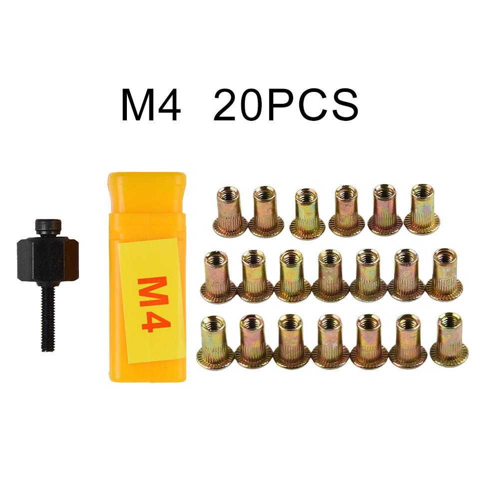 20PCS Hand Rivet Nut Head Set For M3/M4/M5/M6/M8/M10 For Hand Rivet Tool Belt Manual Riveter Rivet Nut Tool Accessories
20PCS Hand Rivet Nut Head Set For M3/M4/M5/M6/M8/M10 For Hand Rivet Tool Belt Manual Riveter Rivet Nut Tool Accessories