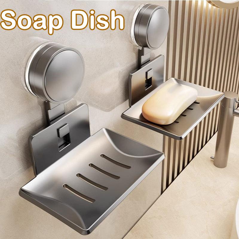 Suction Cup Soap Holder Wall Mounted Soap Storage Drain Rack Bathroom Shower Soap Holder Household Soap Tray Storage Organizer
Suction Cup Soap Holder Wall Mounted Soap Storage Drain Rack Bathroom Shower Soap Holder Household Soap Tray Storage Organizer