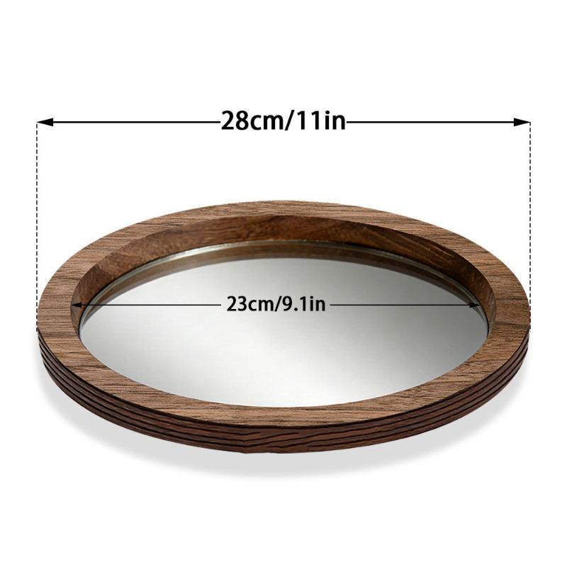 28cm Wooden Mirror-like Candleholder Tray Round Wood Plate for Kitchen Countertop, Coffee Table Centerpiece, Candles & Decor
28cm Wooden Mirror-like Candleholder Tray Round Wood Plate for Kitchen Countertop, Coffee Table Centerpiece, Candles & Decor