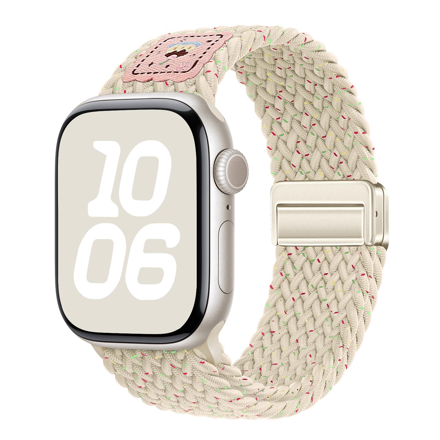 Nylon Strap for Apple Watch Series 10 9 8 7 SE 6 5 4 3 2 1 42mm 41mm 40mm 38mm Magnetic Buckle Braided Watch Band Pink
Nylon Strap for Apple Watch Series 10 9 8 7 SE 6 5 4 3 2 1 42mm 41mm 40mm 38mm Magnetic Buckle Braided Watch Band Pink