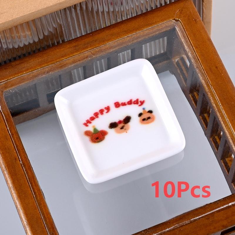 10Pcs 1/12 Dollhouse Cartoon Mini Tray Dishes Set Dollhouse Simulation Kitchen Decoration Toy Kid Pretend Play Toys as the picture
10Pcs 1/12 Dollhouse Cartoon Mini Tray Dishes Set Dollhouse Simulation Kitchen Decoration Toy Kid Pretend Play Toys as the picture