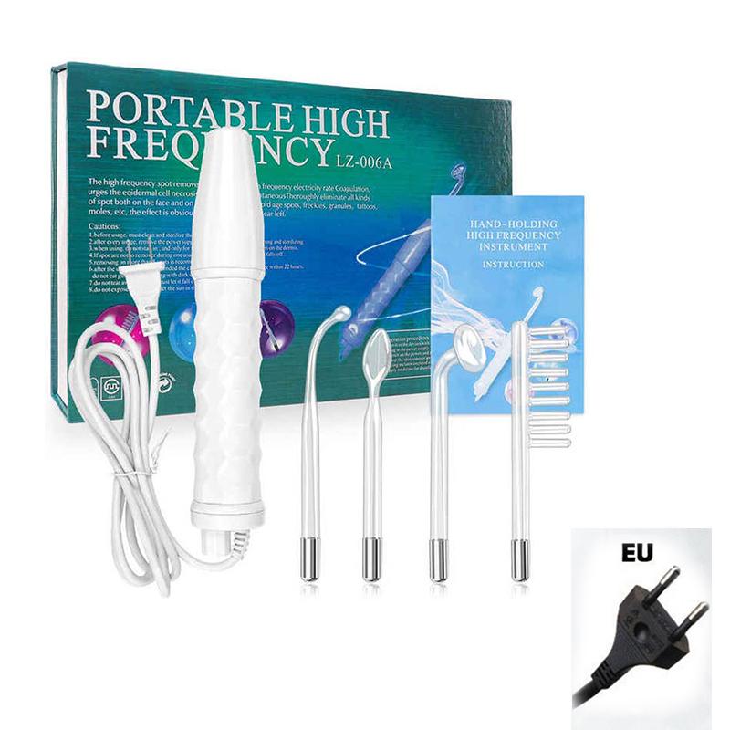 Facial Skin Therapy Wand Machine Portable Handheld Electrotherapy Comb High Frequency Wand With 4 Tubes For Acne Hair Growth
Facial Skin Therapy Wand Machine Portable Handheld Electrotherapy Comb High Frequency Wand With 4 Tubes For Acne Hair Growth