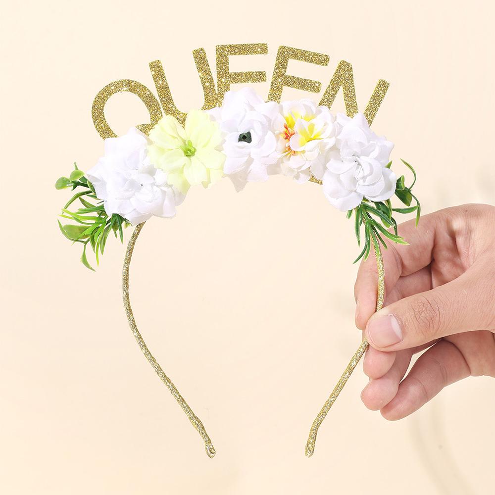 Ободок для волос «Королева цветов» на День матери, роскошный элегантный цветочный венок, блестящие повязки для волос для девочки, женские аксессуары, головные уборы
Ободок для волос «Королева цветов» на День матери, роскошный элегантный цветочный венок, блестящие повязки для волос для девочки, женские аксессуары, головные уборы