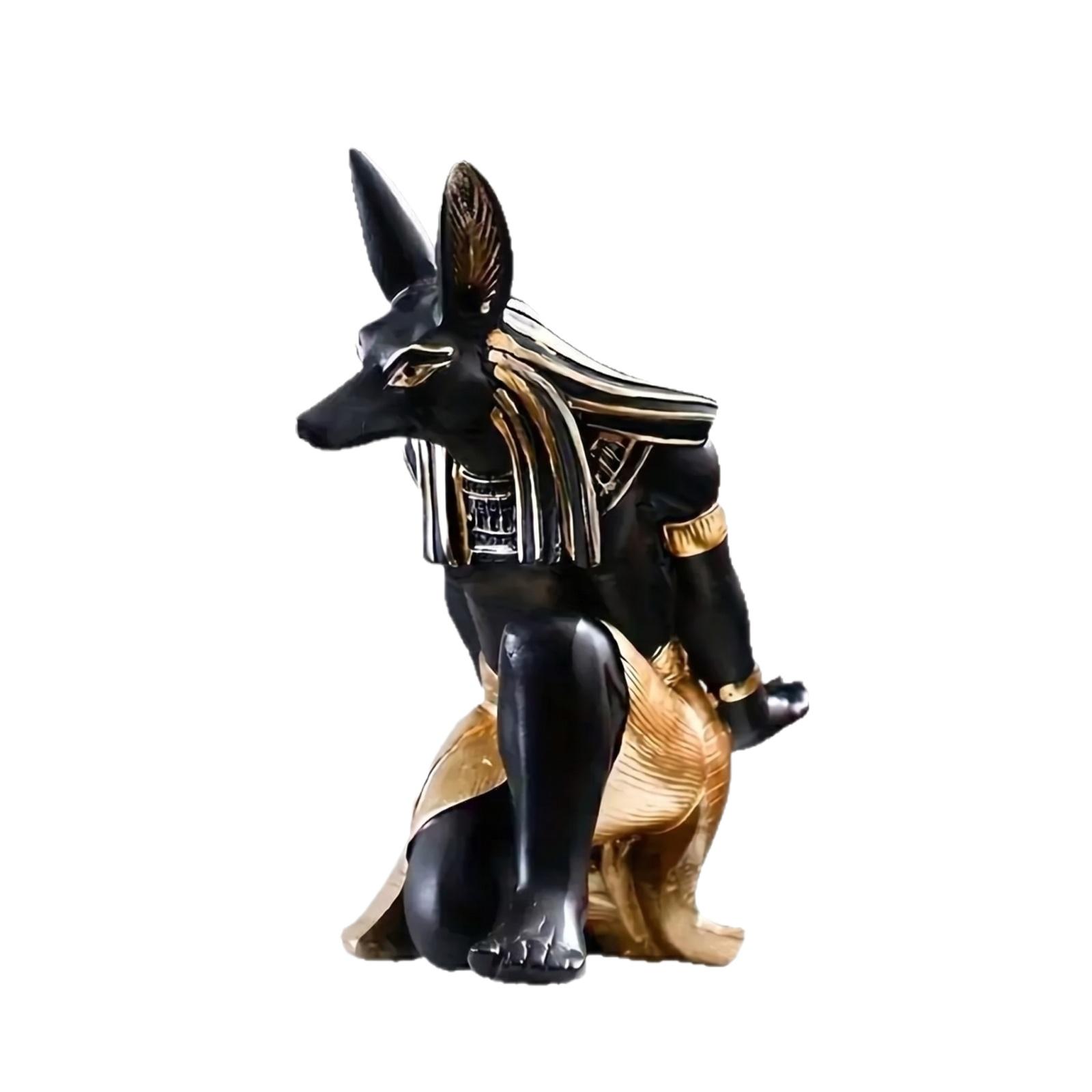 Egyptian Anubis Figurine Decorative Statue Ancient God Design Creative Desktop Ornament for Home Office Desk Display one size
Egyptian Anubis Figurine Decorative Statue Ancient God Design Creative Desktop Ornament for Home Office Desk Display one size