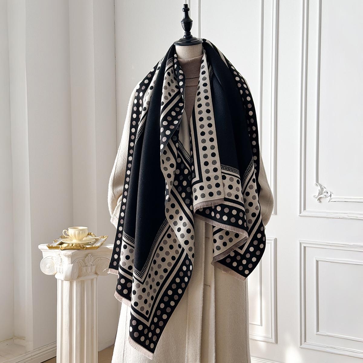 Women S Polka Dot Pashmina Shawl - Luxury Winter Warm Cashmere Scarf Thick Blanket Wrap Bandana Female Poncho Bufanda Echarpe
Women S Polka Dot Pashmina Shawl - Luxury Winter Warm Cashmere Scarf Thick Blanket Wrap Bandana Female Poncho Bufanda Echarpe