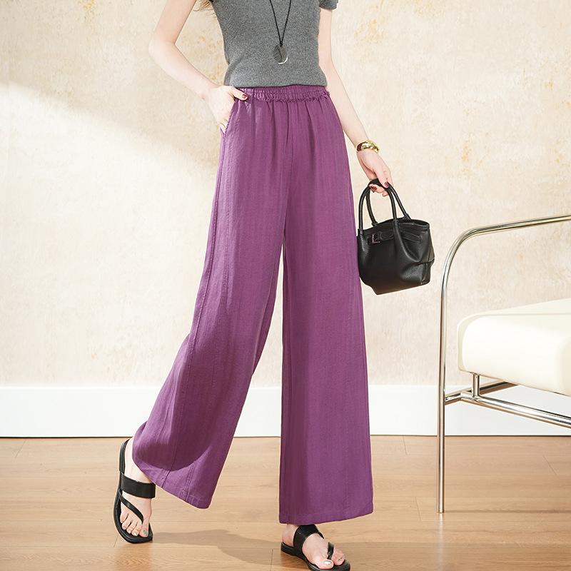 High-End Women s Cotton Linen Wide-Leg Pants - Summer Nine-Point, High Waist, Slimming Straight Casual Style for Middle-Aged Moms 2XL (Recommended 135-150 jin)
High-End Women s Cotton Linen Wide-Leg Pants - Summer Nine-Point, High Waist, Slimming Straight Casual Style for Middle-Aged Moms 2XL (Recommended 135-150 jin)
