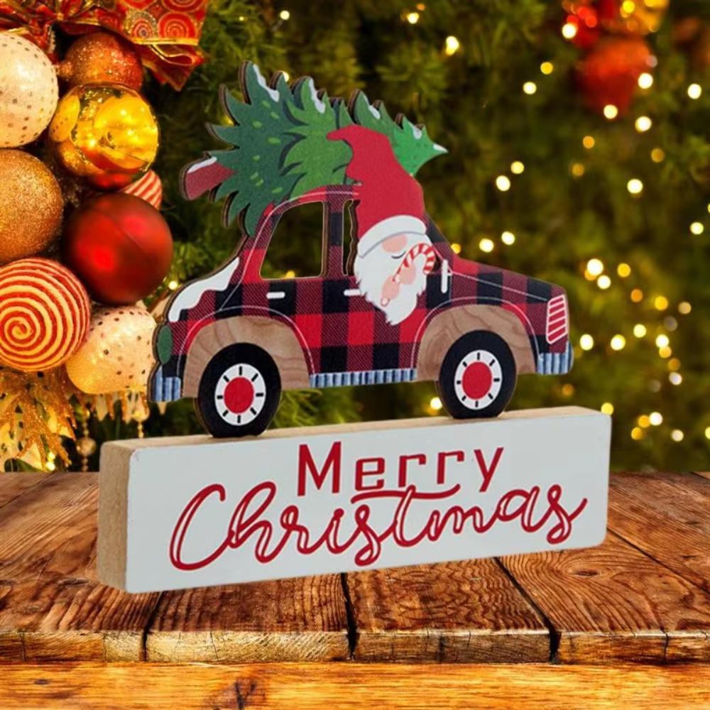 2Pcs DIY Christmas Desktop Ornaments Wooden Table Centerpiece Xmas Decoration Style C
2Pcs DIY Christmas Desktop Ornaments Wooden Table Centerpiece Xmas Decoration Style C