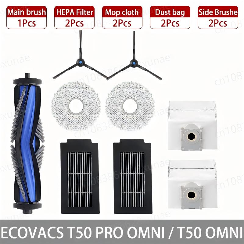 ECOVACS T50 PRO OMNI /T50PRO / T50 OMNI Робот-пилосос Запчастини Основні Бічні Щітки Ганчірки для Миття Фільтри HEPA Мішки для Пилу Аксесуари
ECOVACS T50 PRO OMNI /T50PRO / T50 OMNI Робот-пилосос Запчастини Основні Бічні Щітки Ганчірки для Миття Фільтри HEPA Мішки для Пилу Аксесуари