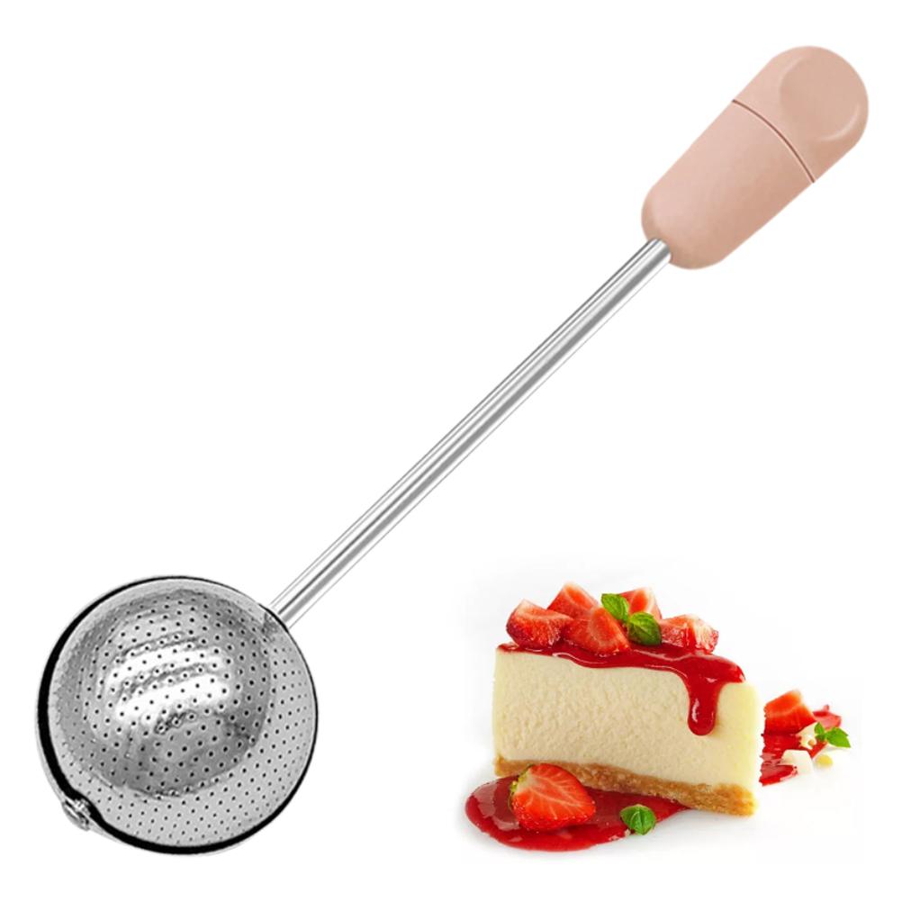 ZK20 Stainless Steel Powdered Sugar Shaker Duster Flour Sifter Powder Duster Baking Powder Sifters for Baking Tools рожевий
ZK20 Stainless Steel Powdered Sugar Shaker Duster Flour Sifter Powder Duster Baking Powder Sifters for Baking Tools рожевий