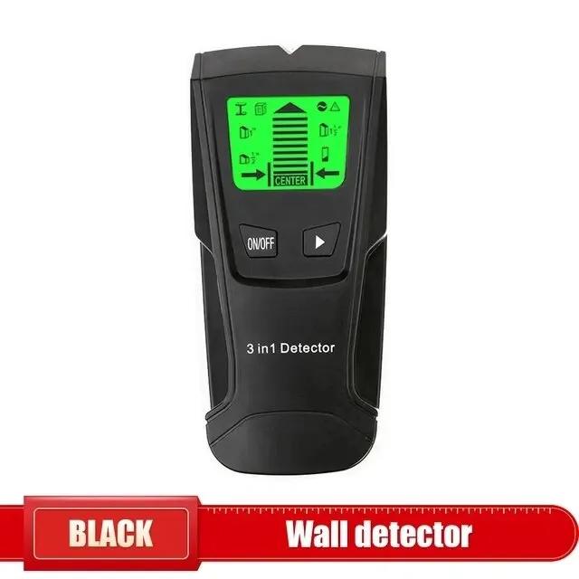 Металлоискатель 3 в 1 Обнаружение металла, дерева, стоек, переменного напряжения, живого провода. Детектор электрических коробок, настенный детектор с функцией предупреждения о переменном напряжении
Металлоискатель 3 в 1 Обнаружение металла, дерева, стоек, переменного напряжения, живого провода. Детектор электрических коробок, настенный детектор с функцией предупреждения о переменном напряжении