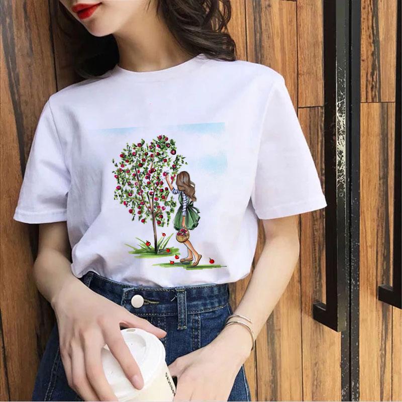 2025 Summer T Shirt Oversize Femme Fashion Fun Retro Top Women Cartoon Graphics T Shirts Short Sleeve Casual S білий
2025 Summer T Shirt Oversize Femme Fashion Fun Retro Top Women Cartoon Graphics T Shirts Short Sleeve Casual S білий