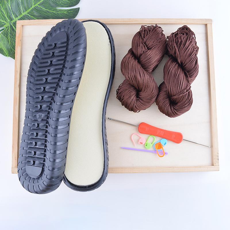 Літня прохолода DIY Hook Soles Hook Line Anti-kick Soft Bottom Soles + Hollow Line Slippers Sandals DIY Hand-That Shoes Material 42
Літня прохолода DIY Hook Soles Hook Line Anti-kick Soft Bottom Soles + Hollow Line Slippers Sandals DIY Hand-That Shoes Material 42