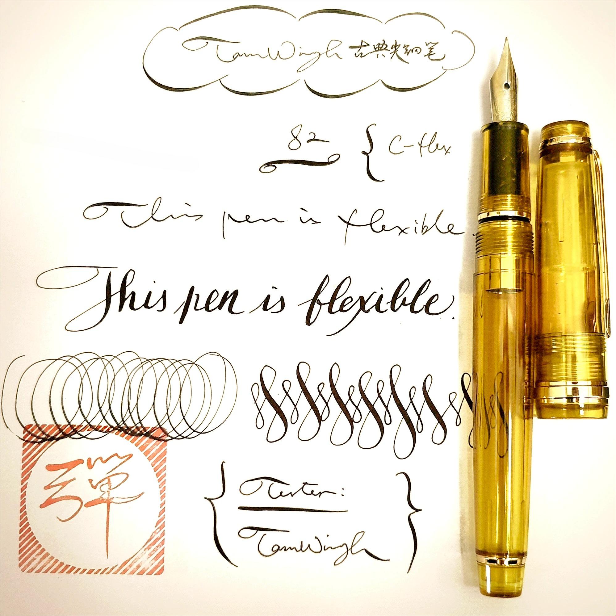 Креативне перо Jinhao 9016 82 Класичне перо з гнучким пером (C-Flex) Перо, що згинається, М якість пера Flexare Бізнес-модифікація Письмове перо C-flex(0.38-1.1mm)
Креативне перо Jinhao 9016 82 Класичне перо з гнучким пером (C-Flex) Перо, що згинається, М якість пера Flexare Бізнес-модифікація Письмове перо C-flex(0.38-1.1mm)