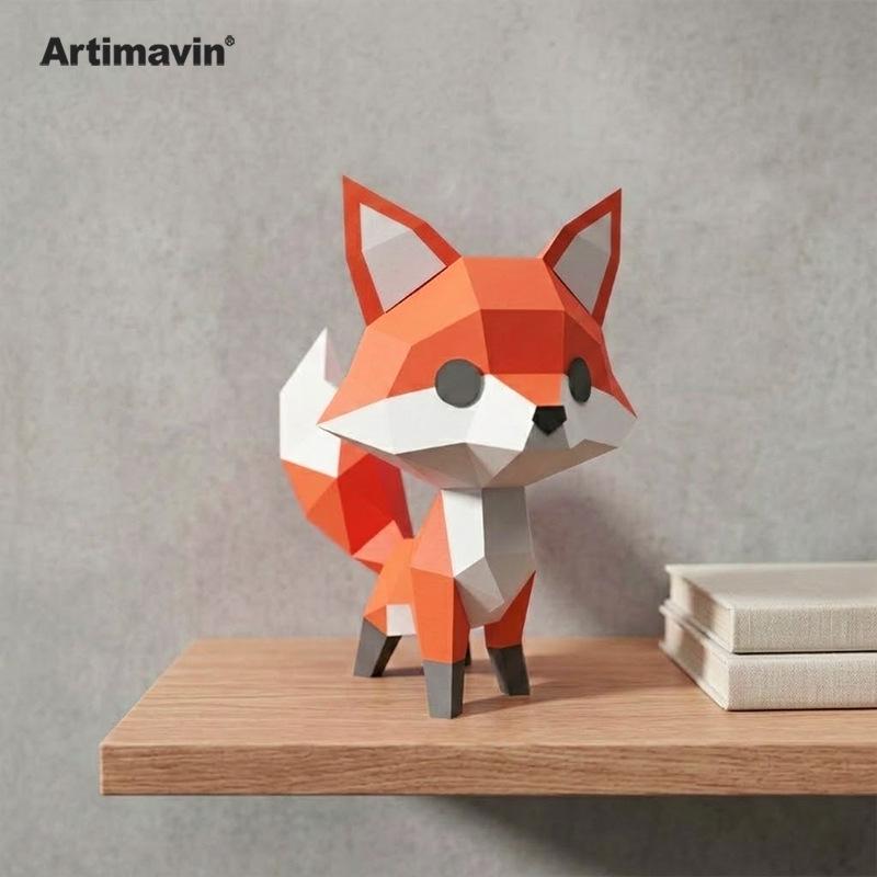 DIY 3D Бумажная головоломка-украшение на тему лисы
DIY 3D Бумажная головоломка-украшение на тему лисы