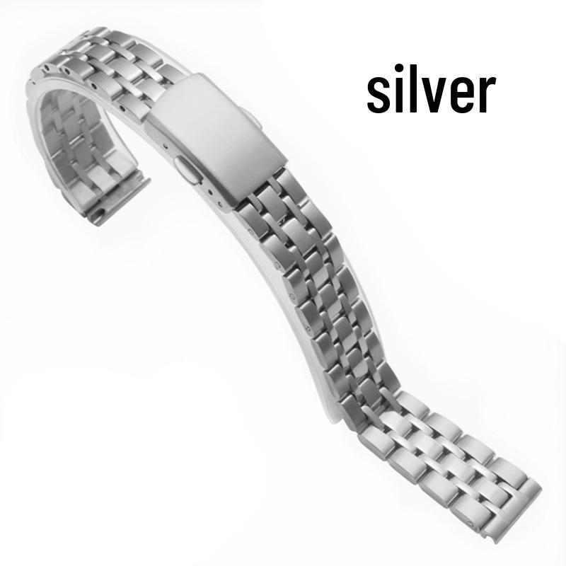 Five-Bead Stainless Steel Women s Watch Strap - Thin Band with Double Push Folding Buckle, Sizes 10-22mm 19mm
Five-Bead Stainless Steel Women s Watch Strap - Thin Band with Double Push Folding Buckle, Sizes 10-22mm 19mm