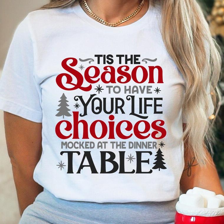 Christmas TShirt for Women Casual Crew Neck Top with Slight Stretch Festive Graphic Tee AllSeason Short Sleeve Shirt S
Christmas TShirt for Women Casual Crew Neck Top with Slight Stretch Festive Graphic Tee AllSeason Short Sleeve Shirt S