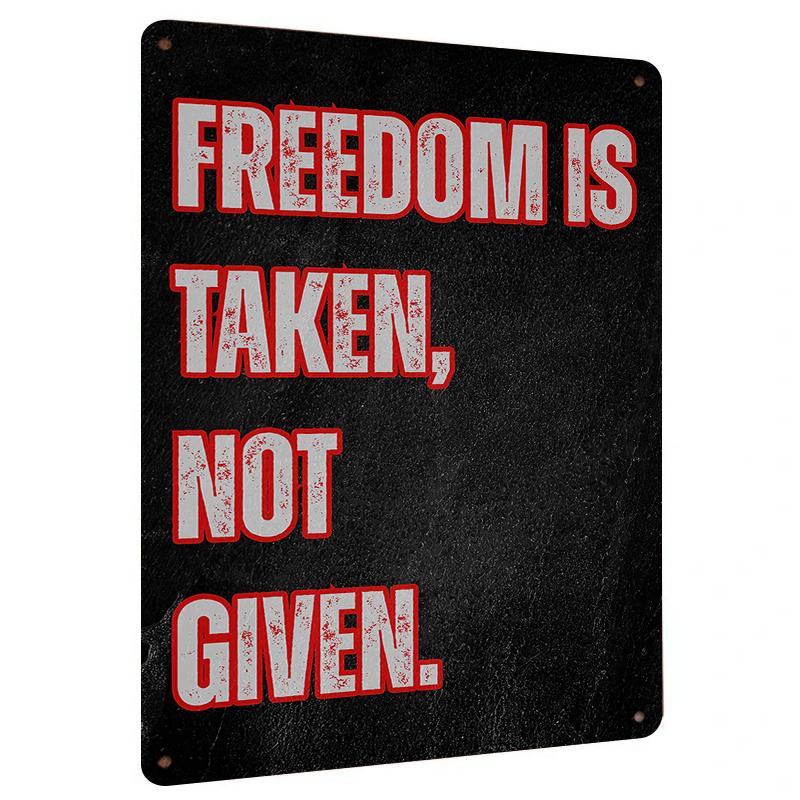Inspirational Metal Wall Art Freedom Theme Home Decor Office Study Room Iron Craft Hanging Decoration 7.9x11.8In(20x30cm)
Inspirational Metal Wall Art Freedom Theme Home Decor Office Study Room Iron Craft Hanging Decoration 7.9x11.8In(20x30cm)