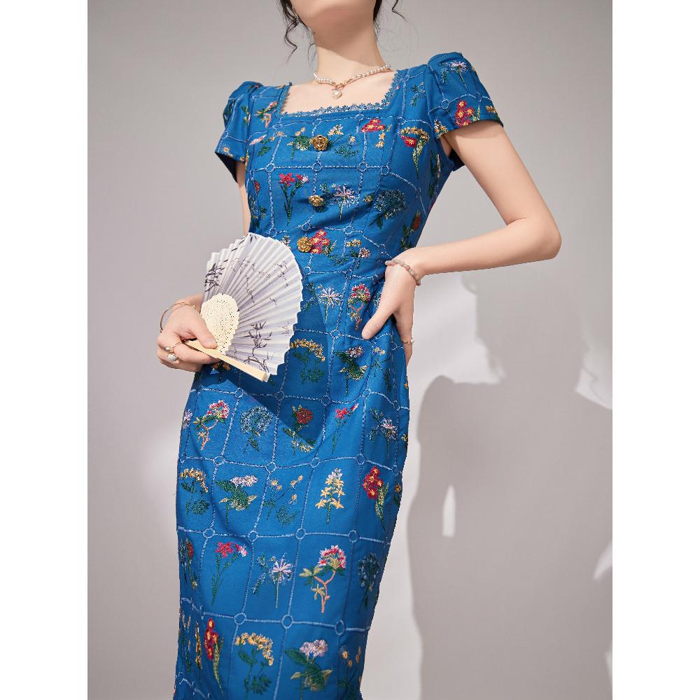 Платье с коротким рукавом женское летнее новое повседневное темпераментное знаменитости вышитое с квадратным вырезом на талии длинное платье XL- (recommended 110-60kg)
Платье с коротким рукавом женское летнее новое повседневное темпераментное знаменитости вышитое с квадратным вырезом на талии длинное платье XL- (recommended 110-60kg)