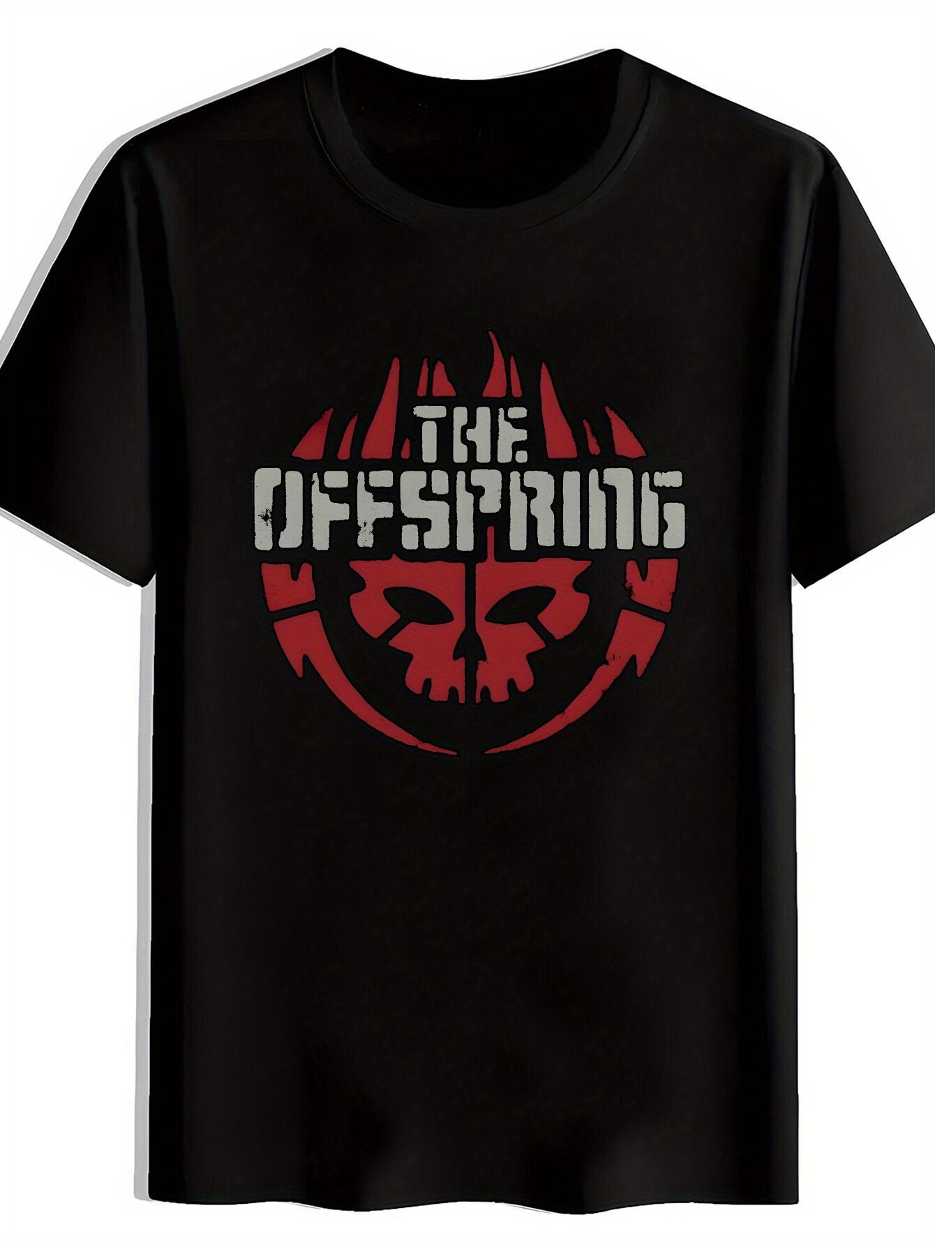Vintage Rock Band Graphic T-shirt - Black Short Sleeve Round Neck Tee with THE OFFSPRING Skull Logo L
Vintage Rock Band Graphic T-shirt - Black Short Sleeve Round Neck Tee with THE OFFSPRING Skull Logo L